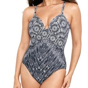 Miraclesuit - Captivate One Piece Silver Shoes Swimsuit